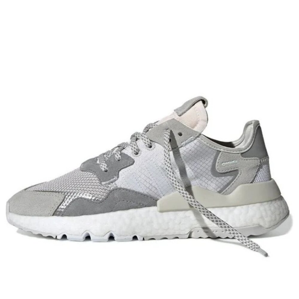adidas Nite Jogger Sneakers Casual - Grey-DA8692 Womens 8